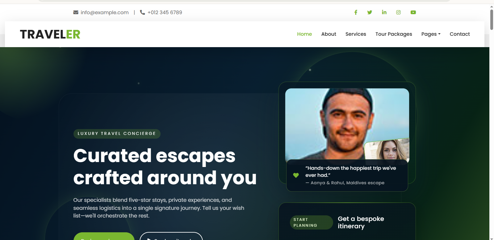 Traveller Navy - Adventure Travel Hub